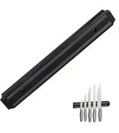 Relaxdays Magnetleiste schwarz Schwarz
