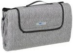 Relaxdays Graue Picknickdecke Fleece Grau