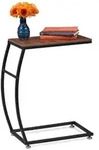 Relaxdays Beistelltisch Industrial Design Braun,Schwarz