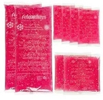 Relaxdays Pinke K&uuml;hlpads im 8er Set Pink