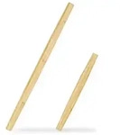 Relaxdays Teigroller Bambus 2er Set Hellbraun