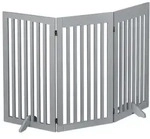Relaxdays Graues Absperrgitter 92 cm Grau