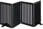 Relaxdays Schwarzes Absperrgitter 92 cm Schwarz