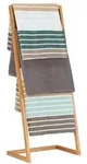 Relaxdays Handtuchhalter Bambus freistehend Hellbraun