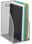 Relaxdays 3 x Stehsammler Metall Silber