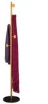 Relaxdays Garderobenst&auml;nder Marmor Gold,Schwarz