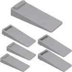 Relaxdays T&uuml;rstopper Keil 6er Set Grau