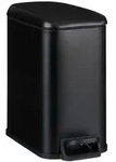 Relaxdays Bad M&uuml;lleimer 5 l Softclose Schwarz