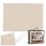 Relaxdays Rechteckiges Sonnensegel beige Beige