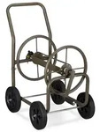 Relaxdays Schlauchwagen XL Metall Braun,Schwarz
