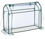 Relaxdays Foliengew&auml;chshaus PVC Dunkelgr&uuml;n,Transparent