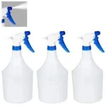 Relaxdays Spr&uuml;hflasche 3er Set Wei&szlig;,Blau
