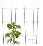 Relaxdays 4 x Rankhilfe Tomaten Gr&uuml;n