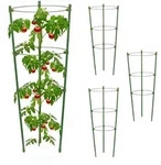 Relaxdays Rankhilfe 4er Set 45 cm Gr&uuml;n
