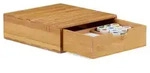 Relaxdays Schubladenbox Bambus Hellbraun