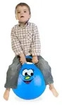 Relaxdays H&uuml;pfball f&uuml;r Kinder Blau