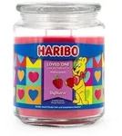 Haribo Duftkerze TM Pink,Rot,Transparent