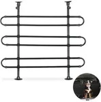 Relaxdays Hundegitter Auto Schwarz