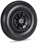 Relaxdays Schubkarrenrad Vollgummi 4.00-6 Schwarz