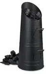 Relaxdays Kohlensch&uuml;tte 12 Liter Schwarz
