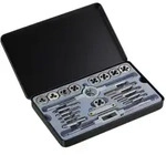 Relaxdays Gewindeschneider Set 22-teilig Schwarz,Silber,Grau