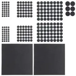 Relaxdays 480 x Filzgleiter schwarz Schwarz
