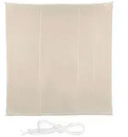 Relaxdays Sonnensegel Quadrat in Beige Beige