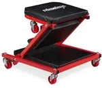 Relaxdays Rollbrett Werkstatt Rot,Schwarz