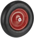 Relaxdays Schubkarrenrad mit Achse 4.80 4.00-8 Rot,Schwarz