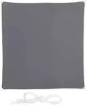 Relaxdays Sonnensegel Quadrat in Grau Grau