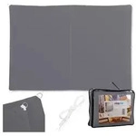 Relaxdays Sonnensegel Polyester Anthrazit
