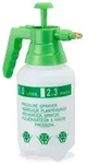 Relaxdays 2 x Pumpspr&uuml;hflasche 1 Liter Wei&szlig;,Gr&uuml;n
