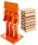 Relaxdays Manueller Holzspalter Orange