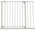 Relaxdays Treppenschutzgitter 75&ndash;100 cm Grau