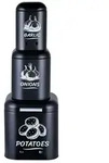 Relaxdays Kartoffel Aufbewahrungsbox 3er Set Wei&szlig;,Schwarz