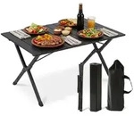 Relaxdays Campingtisch klappbar Schwarz
