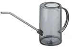 Relaxdays Gie&szlig;kanne Zimmerpflanzen 1 Liter Schwarz,Silber,Grau