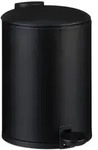Relaxdays Bad M&uuml;lleimer 3 l Softclose Schwarz