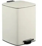 Relaxdays M&uuml;lleimer K&uuml;che 20 Liter mit M&uuml;llbeutel Beige,Schwarz