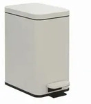 Relaxdays Schmaler M&uuml;lleimer 10 Liter Beige