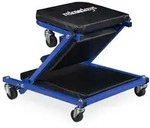 Relaxdays Rollbrett Werkstatt Blau,Schwarz