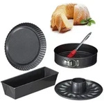 Relaxdays Backform Set 5-teilig Anthrazit