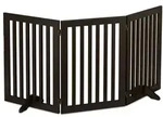 Relaxdays Braunes Absperrgitter 70 cm Dunkelbraun