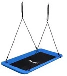Relaxdays Nestschaukel eckig 150 kg Wei&szlig;,Blau,Schwarz