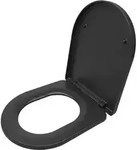Relaxdays Toilettendeckel mit Absenkautomatik Anthrazit