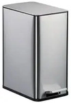 Relaxdays Kosmetikeimer 10 Liter Schwarz,Silber