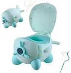 Relaxdays T&ouml;pfchen Flugzeug f&uuml;r Kinder Gelb,Hellblau,T&uuml;rkis