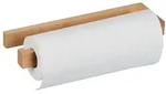 Relaxdays K&uuml;chenrollenhalter Wand Hellbraun