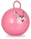 Relaxdays 2 x H&uuml;pfball Kinder pink Rosa