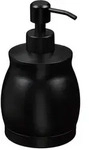 Relaxdays Seifenspender Edelstahl 390 ml Schwarz